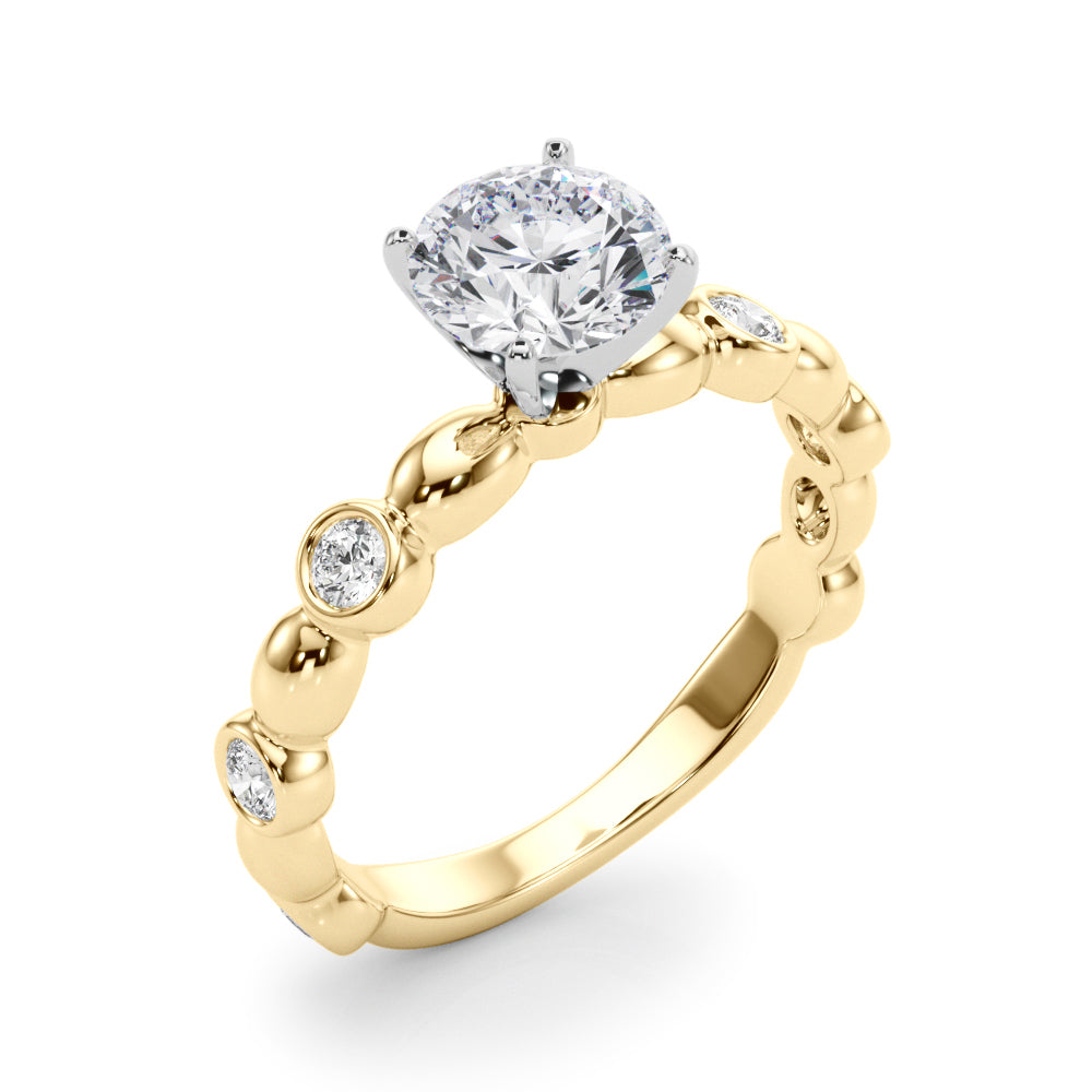 Bezel-Set Diamond Engagement Ring (1/4 ct. tw.)