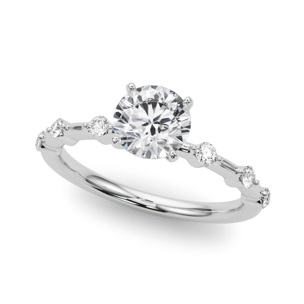 Graduated Diamond Engagement Ring (1/5 ct. tw.)